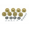 Plastic inserts for ø15.8mm wheels - Ford GT40 (4x)