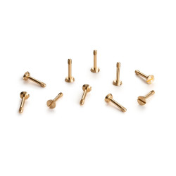 Metric screw 2x11mm, brass,...